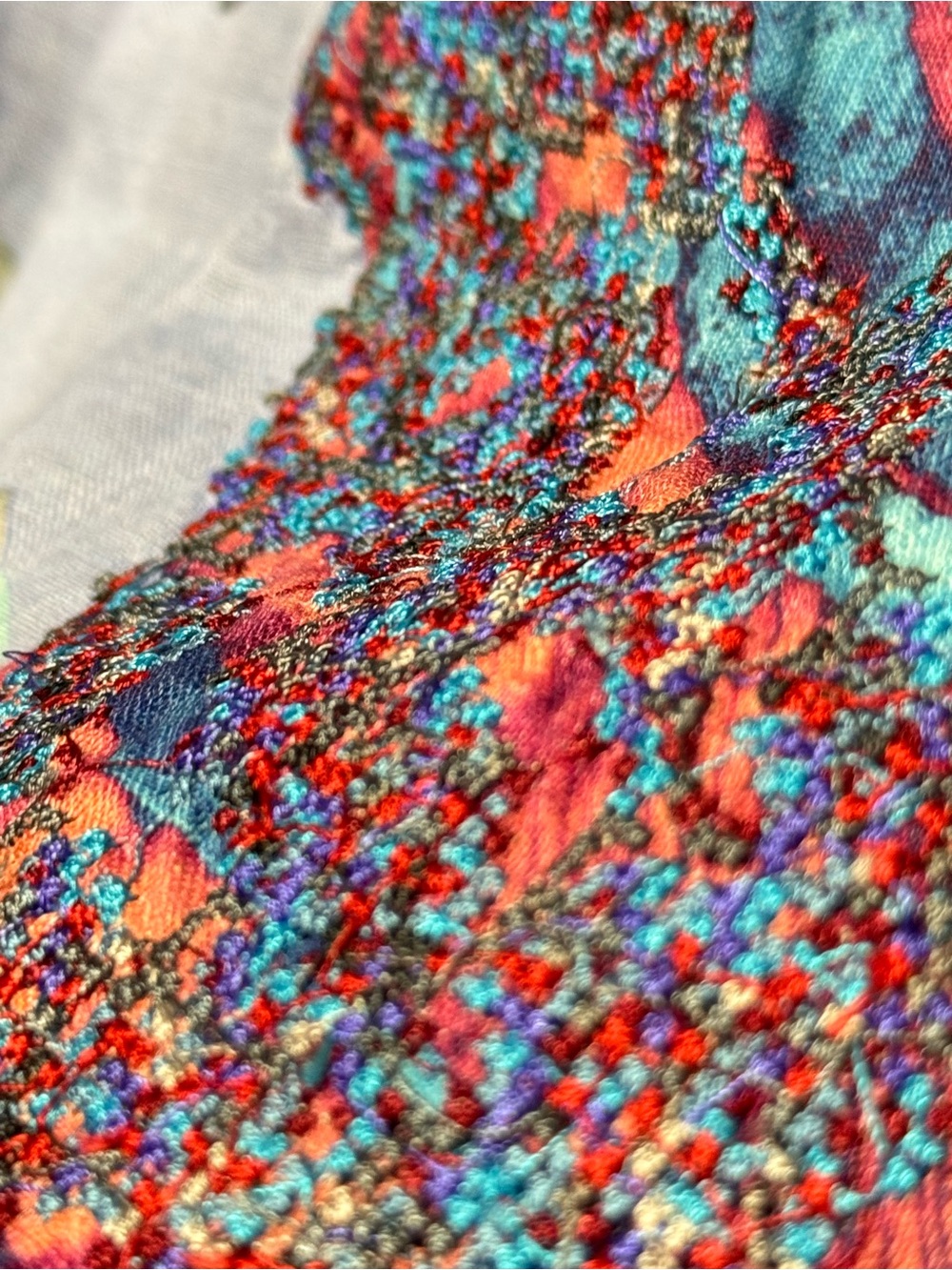 Robert Graham Hooked On You Linen Abstract Embroidered Shirt 3XL LIMITED EDITION - Picture 9 of 16